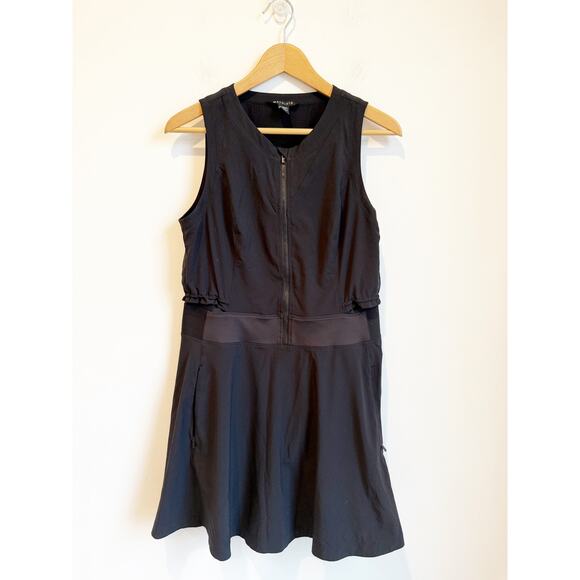 ATHLETA Venture Out Dress Atheltic Black Size 8 - Picture 3 of 6